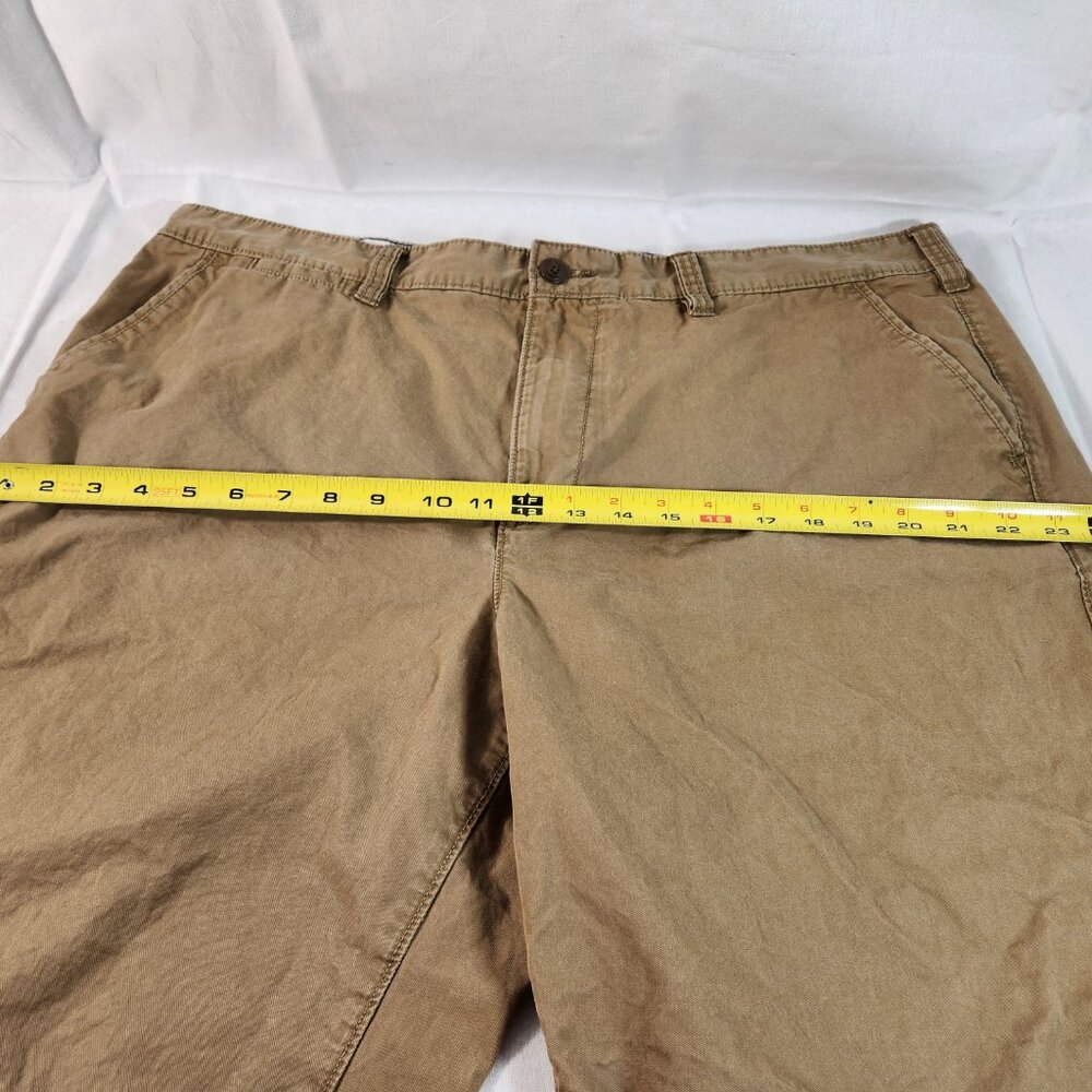 Sonoma Mens Cotton Cargo Shorts (True Size 41) 10 In Inseam Flat Front Brown EUC - Picture 3 of 10